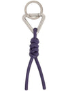 Triangle leather key holder purple - BOTTEGA VENETA - BALAAN 1