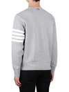 4 Bar Loopback Jersey Sweatshirt Light Grey - THOM BROWNE - BALAAN 5