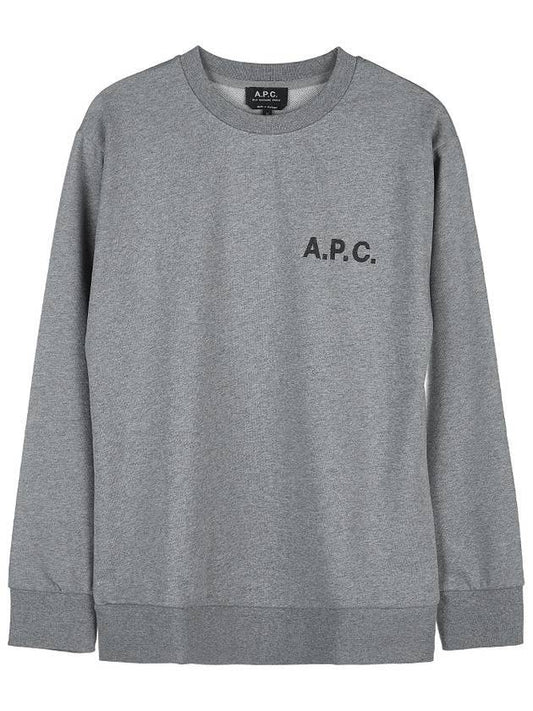 Men's Jimmy Print Sweatshirt Grey - A.P.C. - BALAAN 1