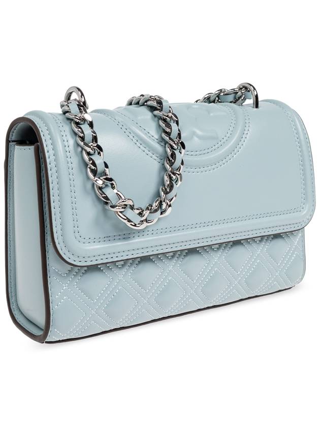 Tory Burch Shoulder Bag Fleming Small, Women's, Light Blue - TORY BURCH - BALAAN 4