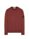 Compass Patch Crew Neck Sweatshirt Brick - STONE ISLAND - BALAAN 2