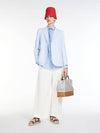 Zefir Cotton Wide Pants White - MAX MARA SPORTMAX - BALAAN 3