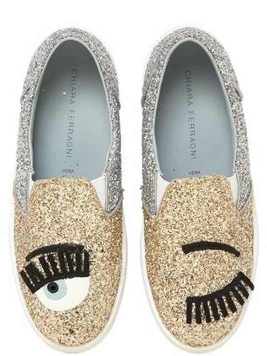 glitter slipon sneakers - CHIARA FERRAGNI - BALAAN 1