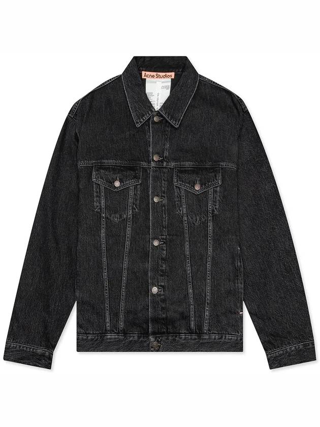 Oversized Denim Jacket Black - ACNE STUDIOS - BALAAN 3