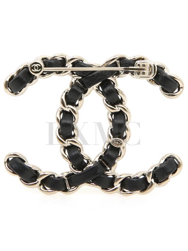 CC chain brooch black gold pendant A96202 - CHANEL - BALAAN 3