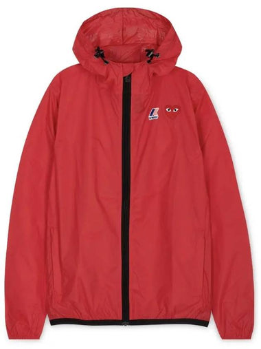 Comme des Garçons Heart Waffen Red Jacket AZ J501 051 2 - COMME DES GARCONS PLAY - BALAAN 1