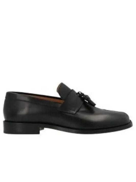 Tabi Embroidery Decorated Loafers Black - MAISON MARGIELA - BALAAN 2