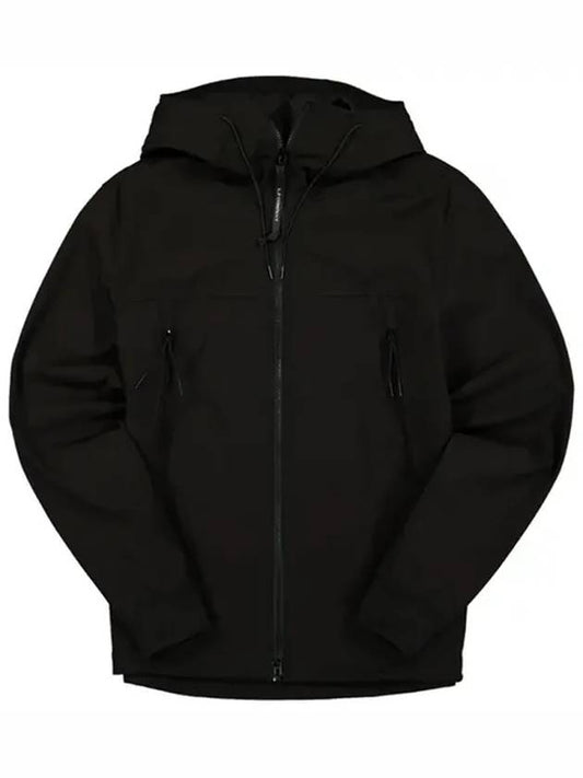 Casual Goggles Hooded Jacket Black - CP COMPANY - BALAAN 1