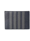 Men's Pebble Diagonal Stripe Card Wallet Navy - THOM BROWNE - BALAAN 4