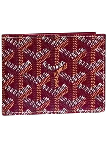 insert Victoire card wallet burgundy - GOYARD - BALAAN.