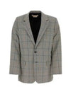 Micro Check Jacket Blublack - MARNI - BALAAN 2