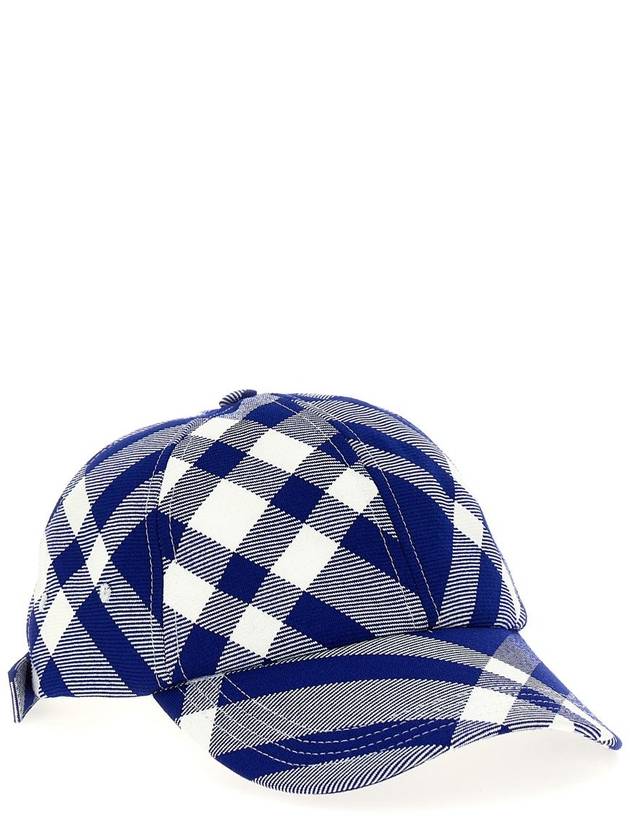 Check Ball Cap Blue - BURBERRY - BALAAN 3