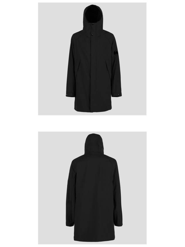 Shell R Lens Wappen Hooded Parka Black - CP COMPANY - BALAAN 5