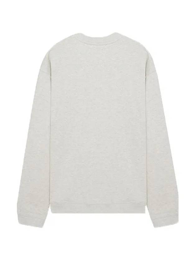 22FW Flower Embroidery Brushed Sweatshirt Gray 5SW412 4MF 93 - KENZO - BALAAN 3