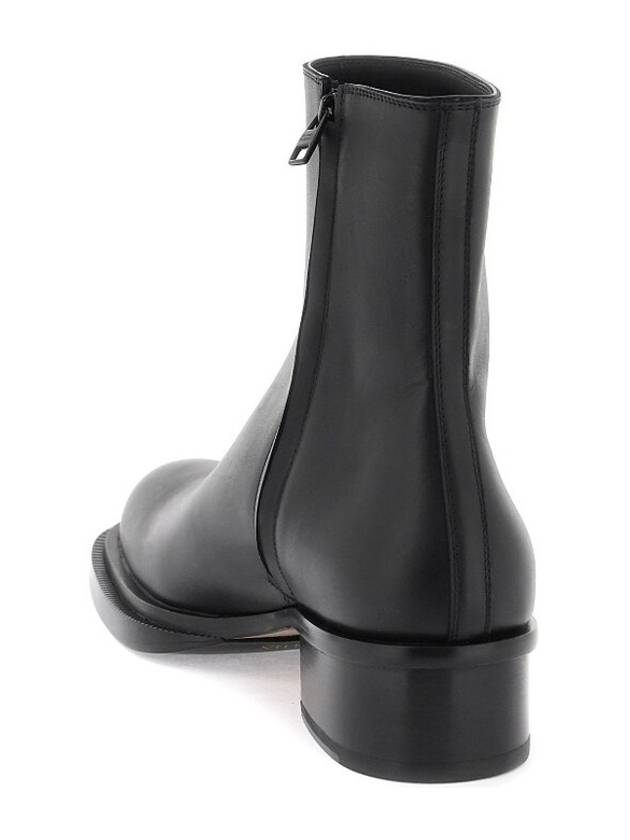 Zip Biker Boots Black - ALEXANDER MCQUEEN - BALAAN 4