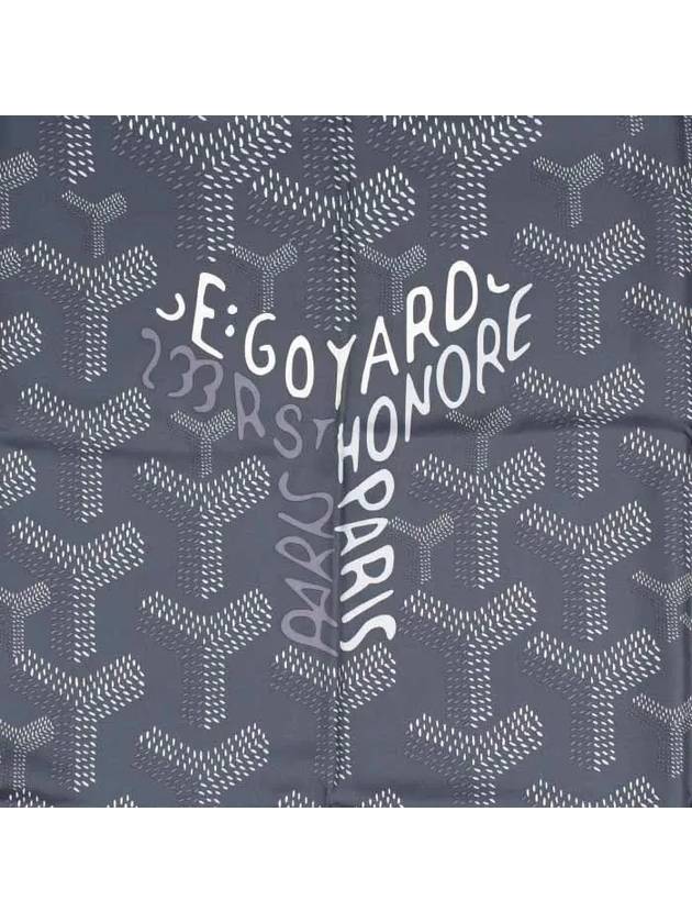 NO 1 Chevron Pattern Silk Scarf Gray - GOYARD - BALAAN 2