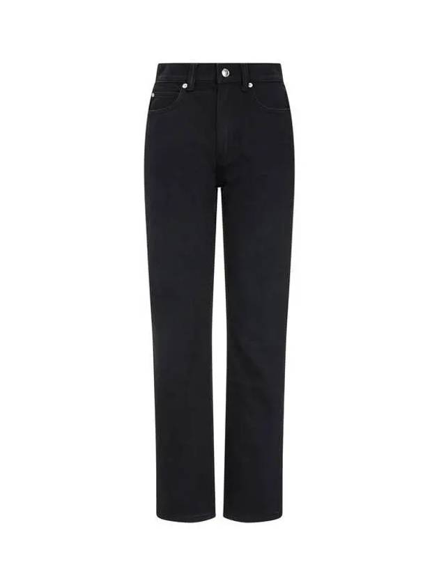 Stovepipe fit denim pants washed black 271955 - ALEXANDER WANG - BALAAN 1