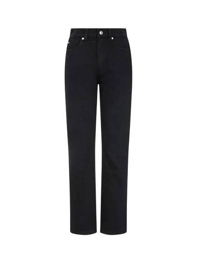 Stovepipe fit denim pants washed black 271955 - ALEXANDER WANG - BALAAN 1