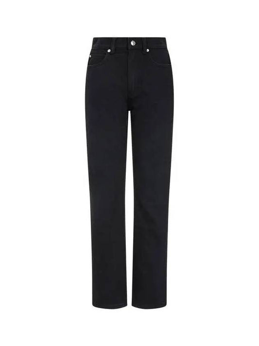 Stovepipe fit denim pants washed black 270945 - ALEXANDER WANG - BALAAN 1