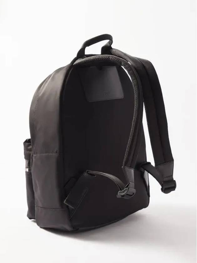 Heart Logo Backpack Black - AMI - BALAAN 3