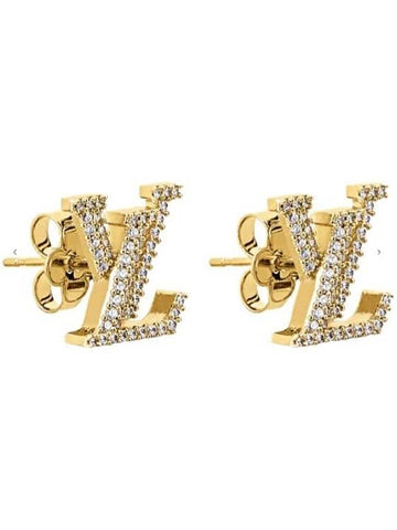 LV Iconic Earrings Gold - LOUIS VUITTON - BALAAN 1