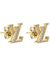 LV Iconic Earrings Gold - LOUIS VUITTON - BALAAN 1