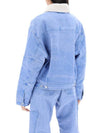 Padded Denim Jacket Powder Blue - ACNE STUDIOS - BALAAN 5