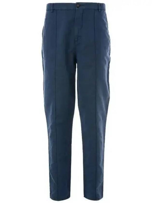 Gabardine Straight Pants Navy - BRUNELLO CUCINELLI - BALAAN 2