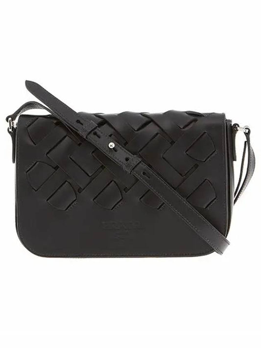 Vitello Leather Shoulder Bag Black - PRADA - BALAAN 2