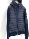 Knit padded zip up jacket - MONCLER - BALAAN 3