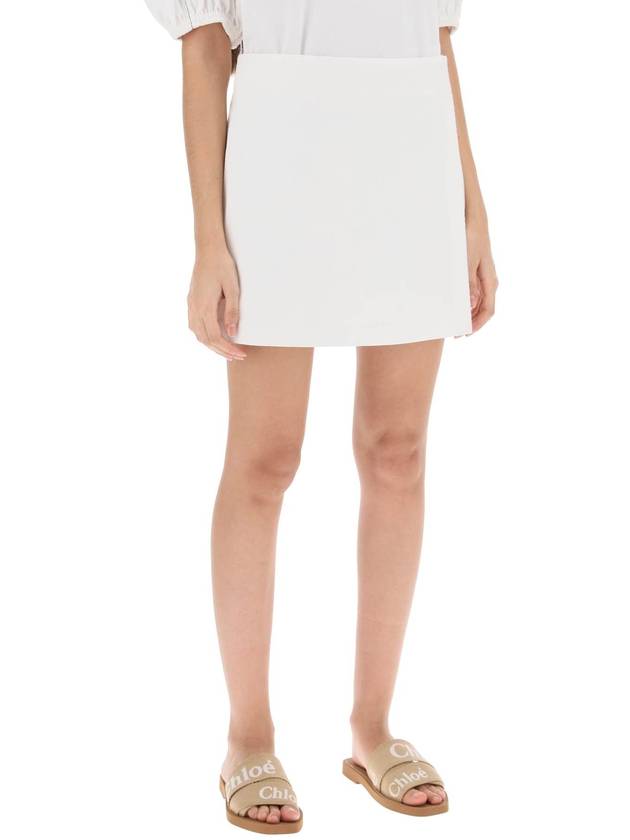 SS24 Cotton Wrap Skirt Shorts CHCH01048 - CHLOE - BALAAN 3