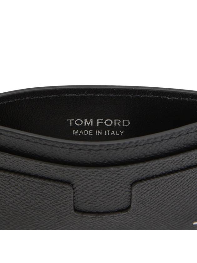 Money Clip Calfskin Card Wallet Black - TOM FORD - BALAAN 9