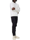 Lambswool GRS Crew Neck Knit Top White - CP COMPANY - BALAAN 3