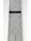 Men's Monogram Damier Tie Grey - LOUIS VUITTON - BALAAN 3