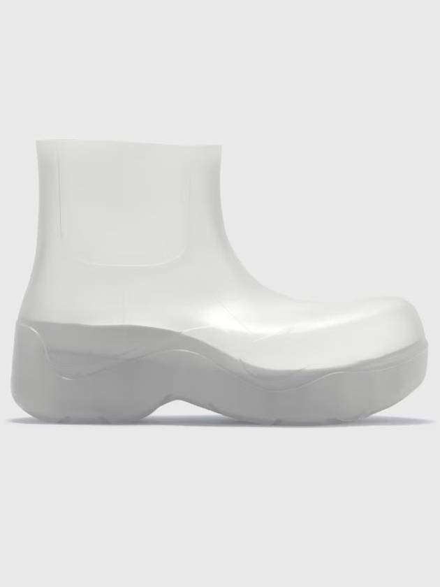 Puddle Glass Middle Rain Boots White - BOTTEGA VENETA - BALAAN 2