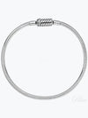 Easy-Close Magnetic Clasp Snake Chain Bracelet Silver - PANDORA - BALAAN 2