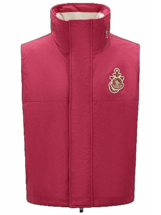 Tryfan Down Vest Light Pink - MONCLER - BALAAN 1