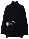 logo turtleneck OWHF035F 22KNI001 1001 - OFF WHITE - BALAAN.