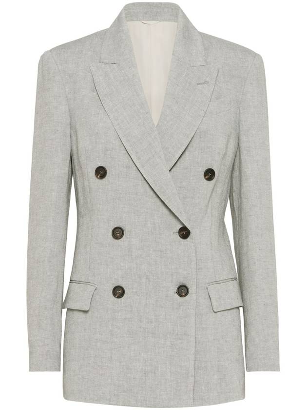 Brunello Cucinelli Jackets Light Grey - BRUNELLO CUCINELLI - BALAAN 1