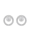 Constella Stud Earrings Silver - SWAROVSKI - BALAAN 1