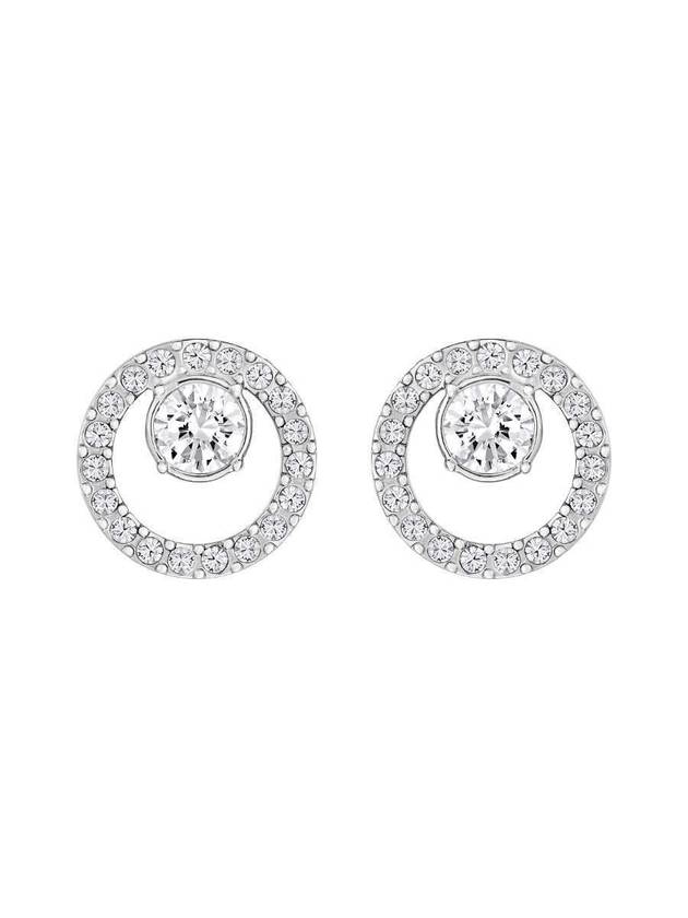 Constella Stud Earrings Silver - SWAROVSKI - BALAAN 1