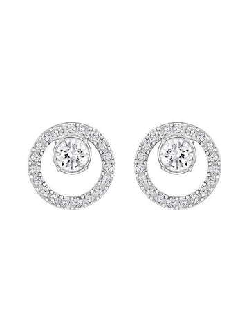 Constella Stud Earrings Silver - SWAROVSKI - BALAAN 1