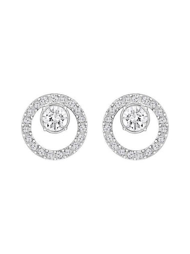 Constella Stud Earrings Silver - SWAROVSKI - BALAAN 1