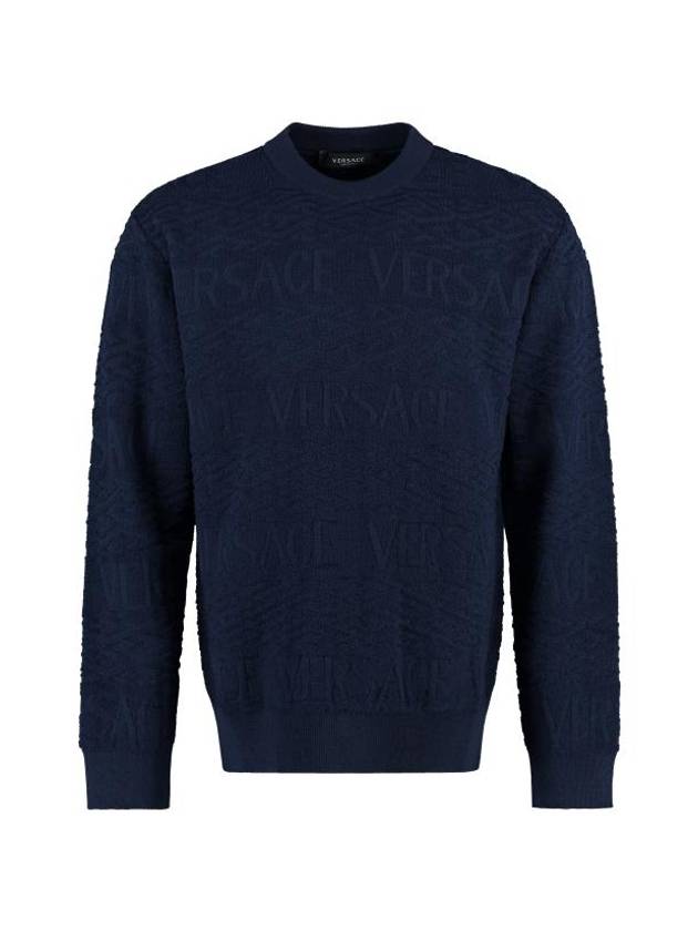 sweater 10075111A05369 1UE40 blue - VERSACE - BALAAN 1