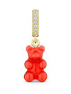 Nostalgia Bear Pendant Fave Sangria Women Charm - CRYSTAL HAZE - BALAAN 5