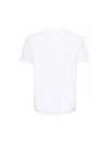 Cotton Tshirt decorated with V logo signature patch - VALENTINO - BALAAN 2