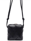 Cassette Intrecciato Mini Shoulder Bag Black - BOTTEGA VENETA - BALAAN 5