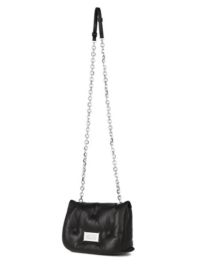 Glam Slam Flap Crossbody Bag Black - MAISON MARGIELA - BALAAN 4