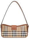 Buckle Strap Check Sling Shoulder Bag Beige - BURBERRY - BALAAN 4