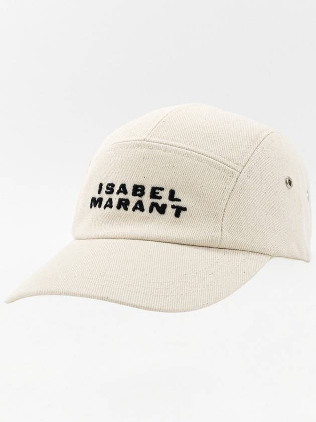 Tej Canvas Ball Cap Hat 23ACQ008XFA A2C08A ECBK - ISABEL MARANT - BALAAN 2